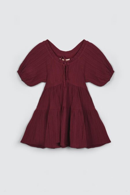 Faye Dress Maroon