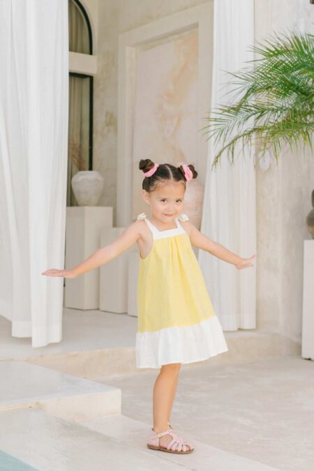 Anika Dress Yellow