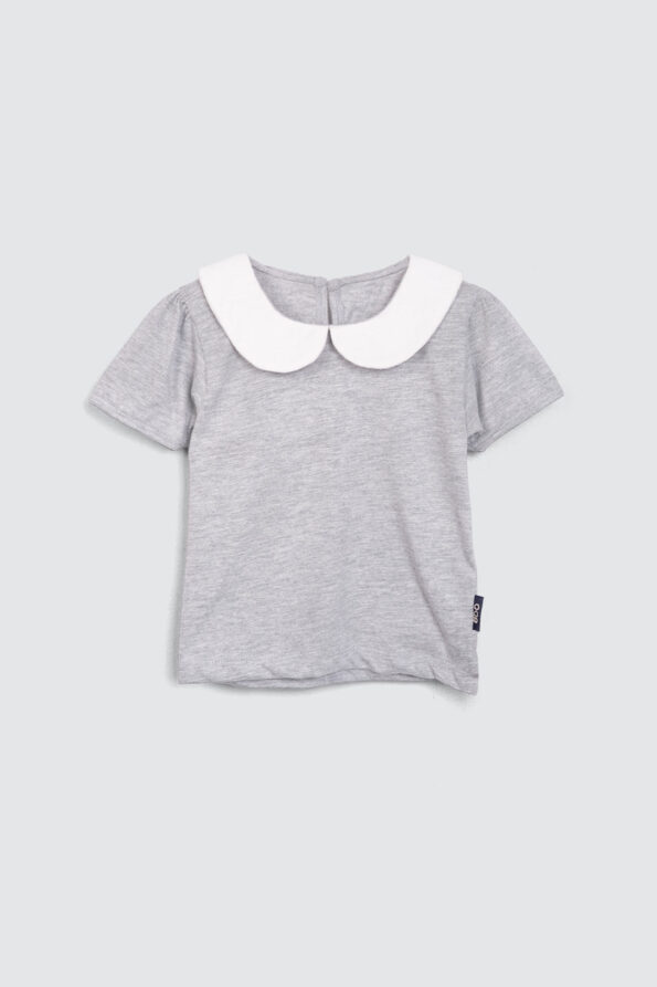 Kara Collar Blouse Ash Grey Revisi 1