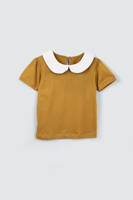 Kara Collar Blouse Mustard