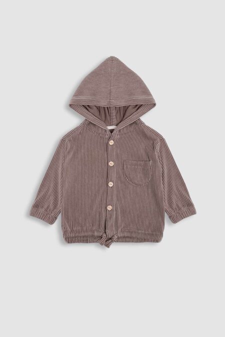 Flynn Kids Hoodie Brown