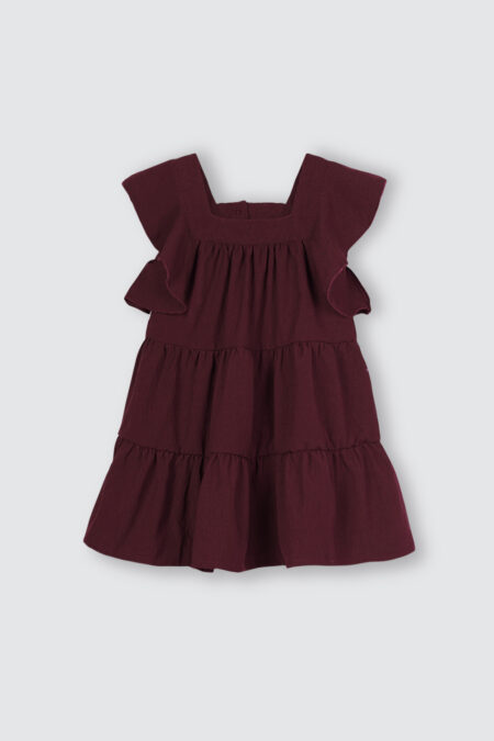 Naomi Dress Maroon