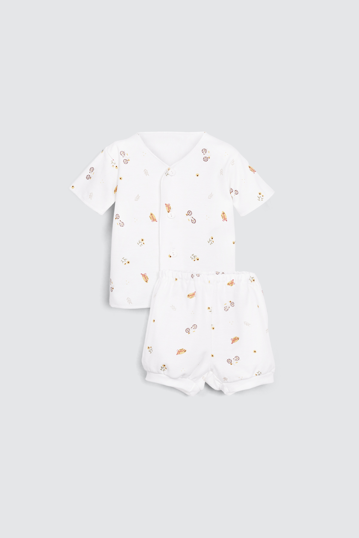 Sunflower-Pajamas-Short-Set-v2-1