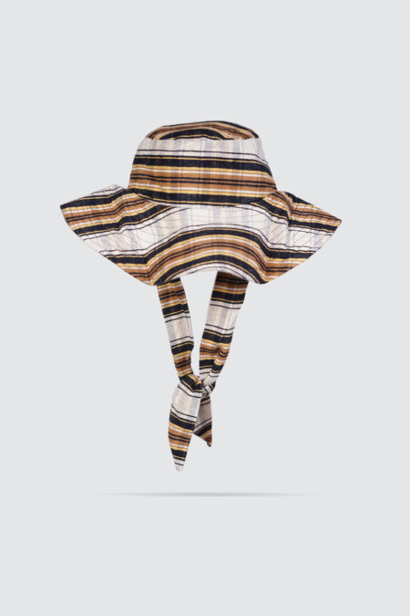 Kama Hat Tartan Yellow