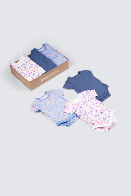 Neruga Starter Pack Bodysuits Bird Flower (3 pcs)