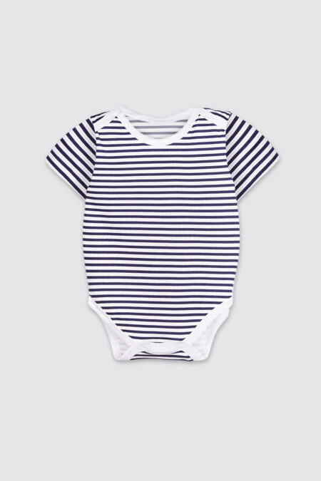 Stripe Bodysuit Navy