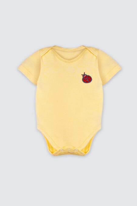 Animal Bodysuit Yellow Ladybug