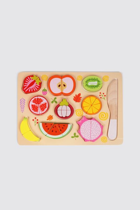 ISAO Montessori Kitchen Cutting Board Pretend Play - Fruitys