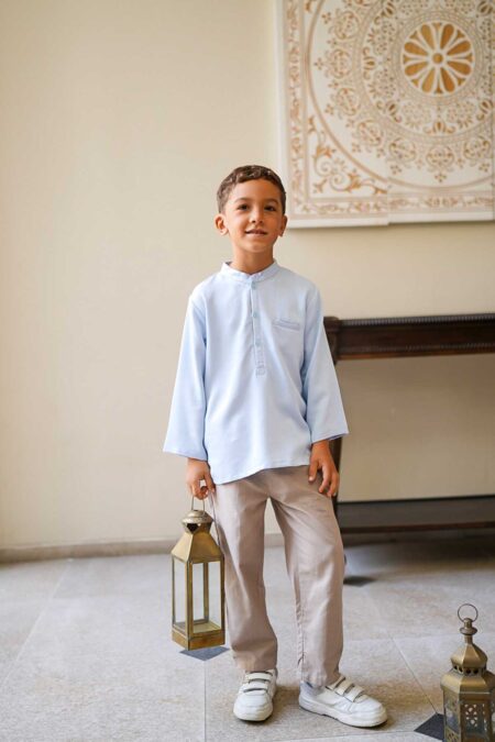 Karim Set Blue Taupe