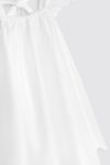 Fiona Dress White – On Model 1