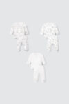 Kikipup Boys Pajamas Triplet Pack Deer Fox Fish -2