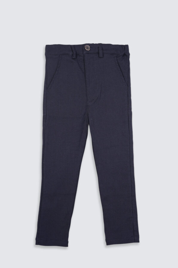 Slim Fit Chinos Navy Front