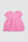 Willow Bubble Dress Barbie Pink – Depan