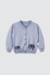 Cardigan Blue Elephant – depan