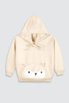 Hoodie Cream Fox -1