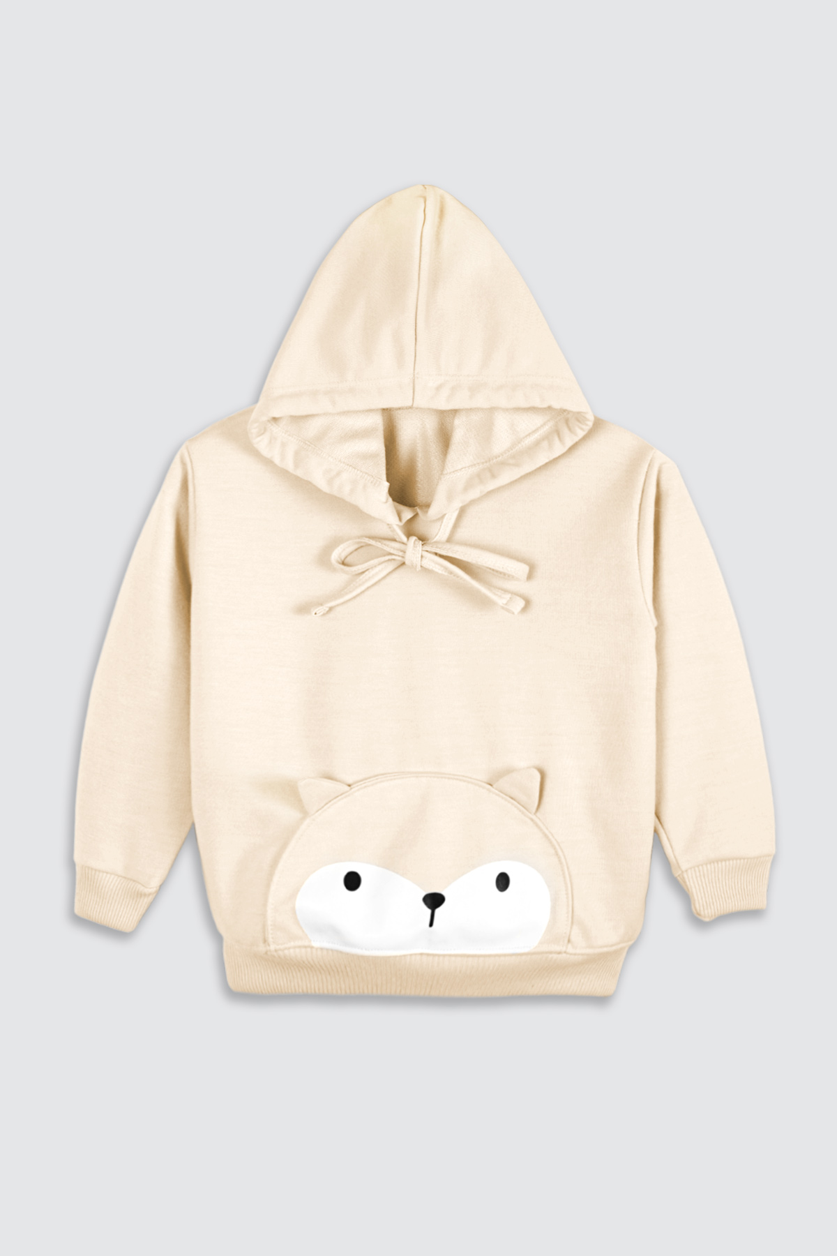 Hoodie Cream Fox