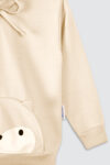Hoodie Cream Fox -1