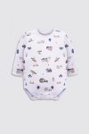 3 Pack Long Sleeve Bodysuit Mix Vehicle