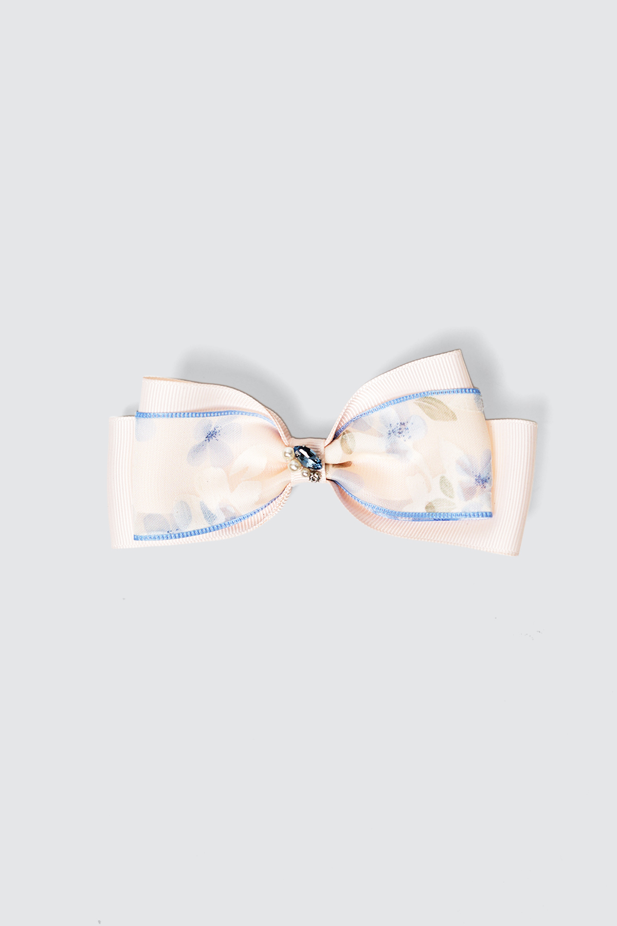 Cassia Bow Blue Hairclip biru
