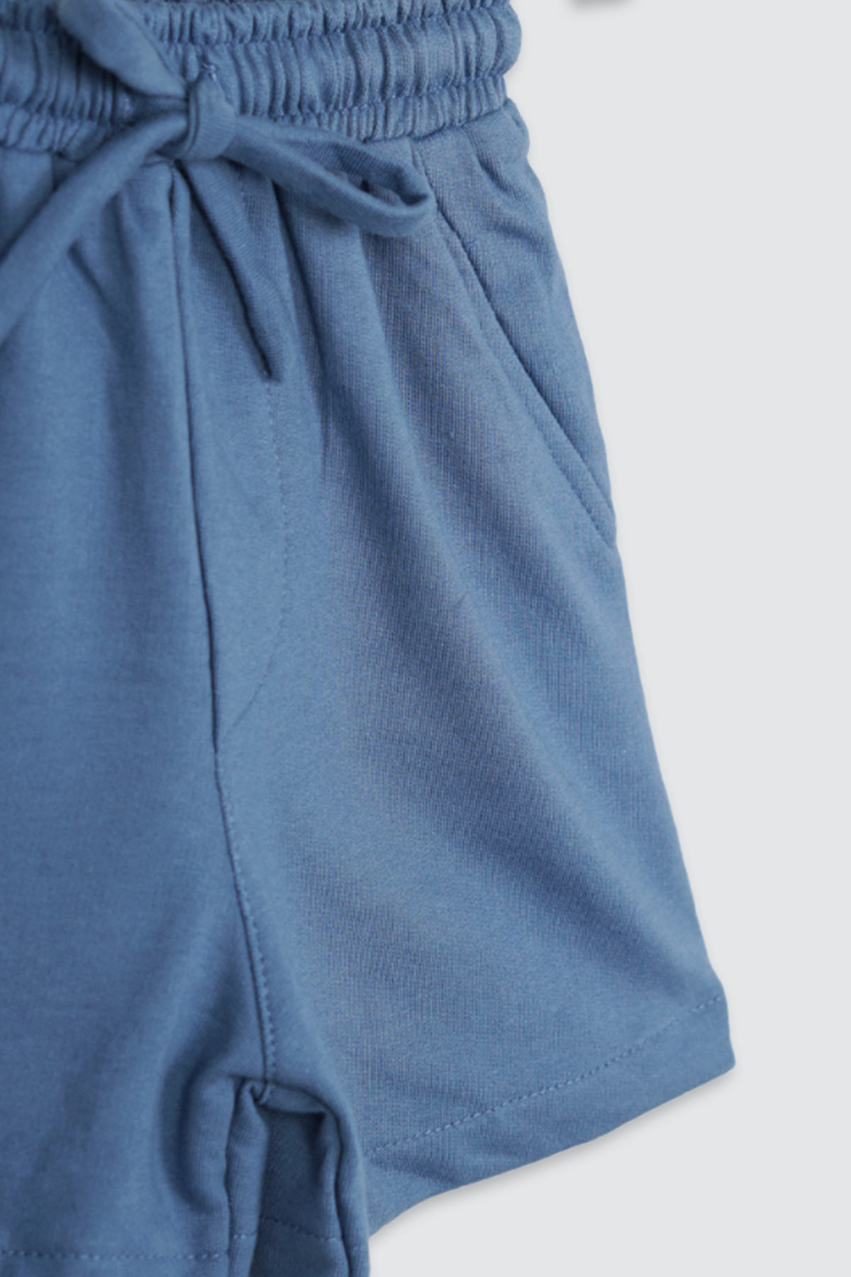 Terry Short Pants Blue - Detail
