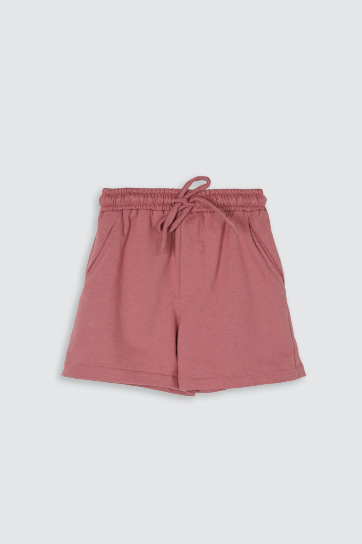 Terry Short Pants Dusty Pink-Depan Dusty Pink 1