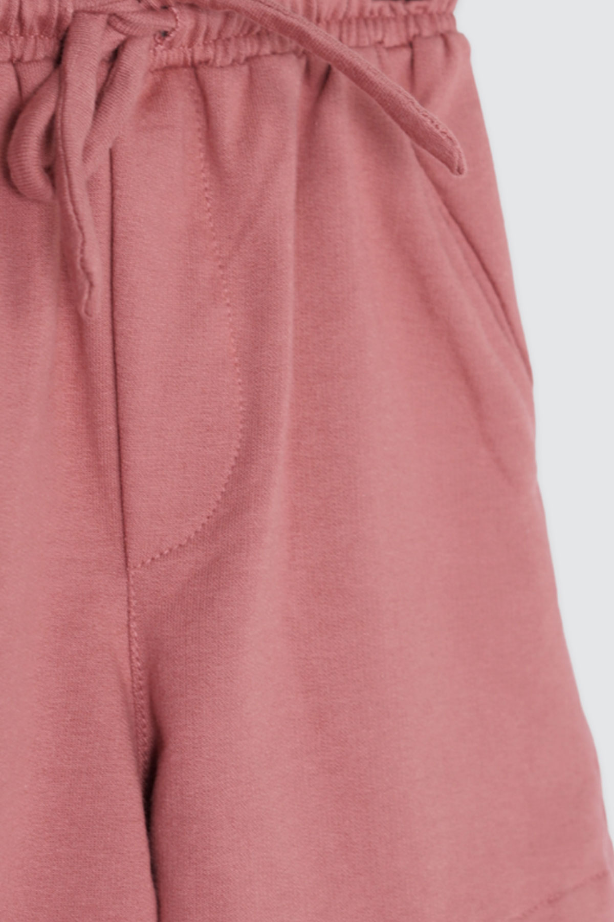 Terry Short Pants Dusty Pink-Detail