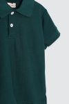 Neil Polo Shirt Green-On Model 2
