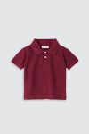 Neil Polo Shirt Maroon-Depan