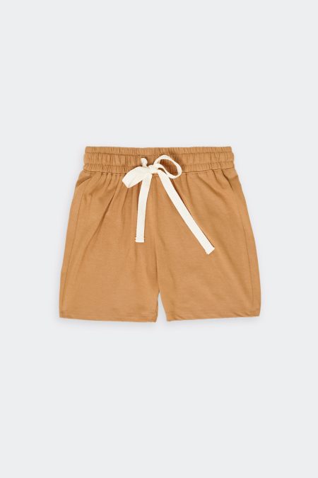 Basic Short Pants Almond Brown