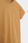 Basic Tees Almond Brown Depan