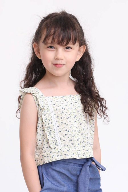 Bella Crop Top blue