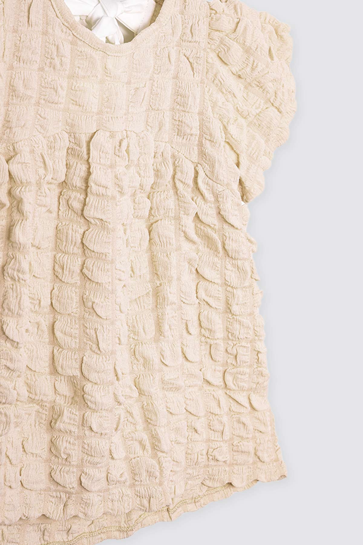 Bubble Dress Yellow Detail