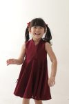 Coral-Dress On Model