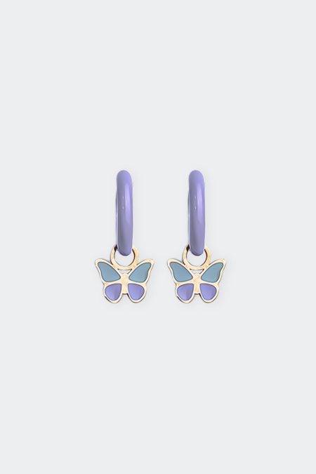 Enamel Lilac Butterfly