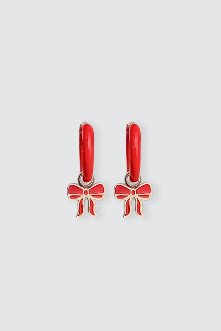 Enamel Red Bow