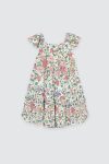 Nola Dress V.2 Pink-Green Flower Depan
