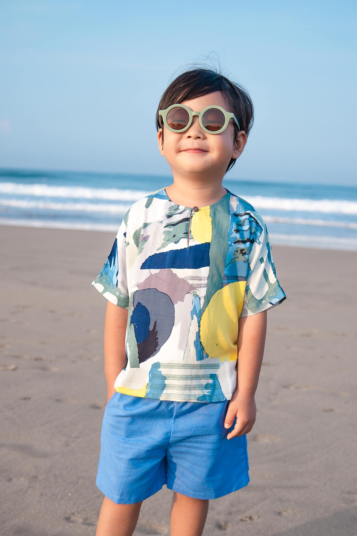 Abe Set Blue On Model On Model2