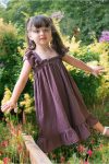 Winona Dress Old Purple On Model