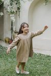 Ameera-Raya-Dress-Light-Brown-On-Model