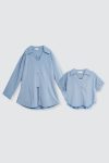 Aoi-Bodice-Denim-Shirt-On-Model