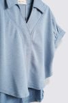 Aoi-Bodice-Denim-Shirt-On-Model