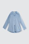 Aoi-Bodice-Denim-Shirt-On-Model