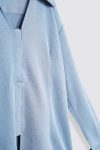 Aoi-Bodice-Denim-Shirt-On-Model