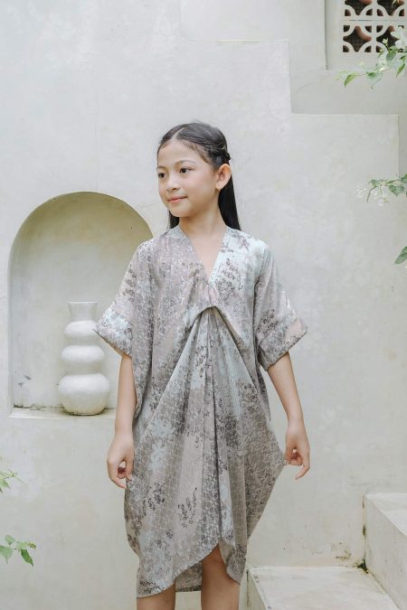 Aqila Dress Floral Laurel Green