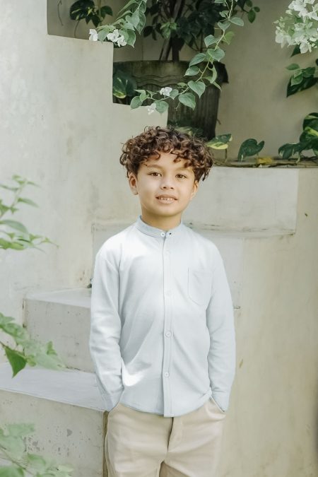 Basic Long Sleeve Shirt White