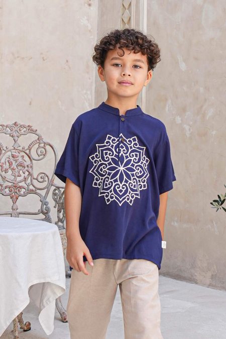 Rafi Koko Set Navy Khaki