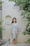 Aqila-Kaftan-Floral-Aqua-On-Model-1