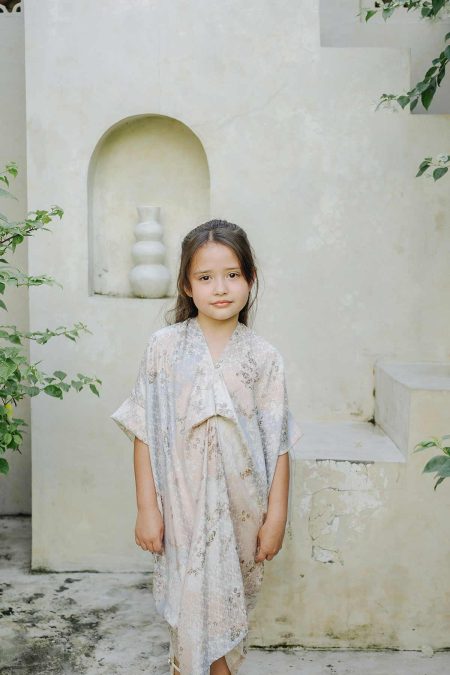 Aqila Dress Floral Peach