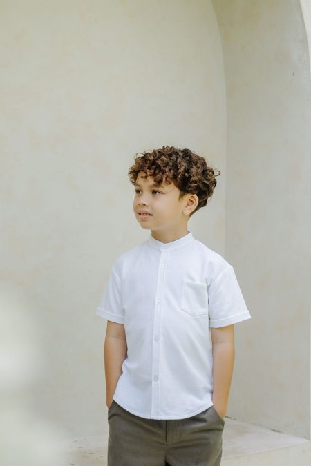 Basic Short Sleeve Shirt White