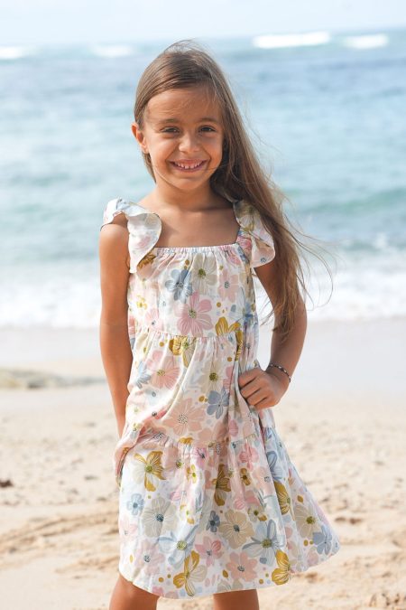 Nola Dress V.3 Flowery Blue